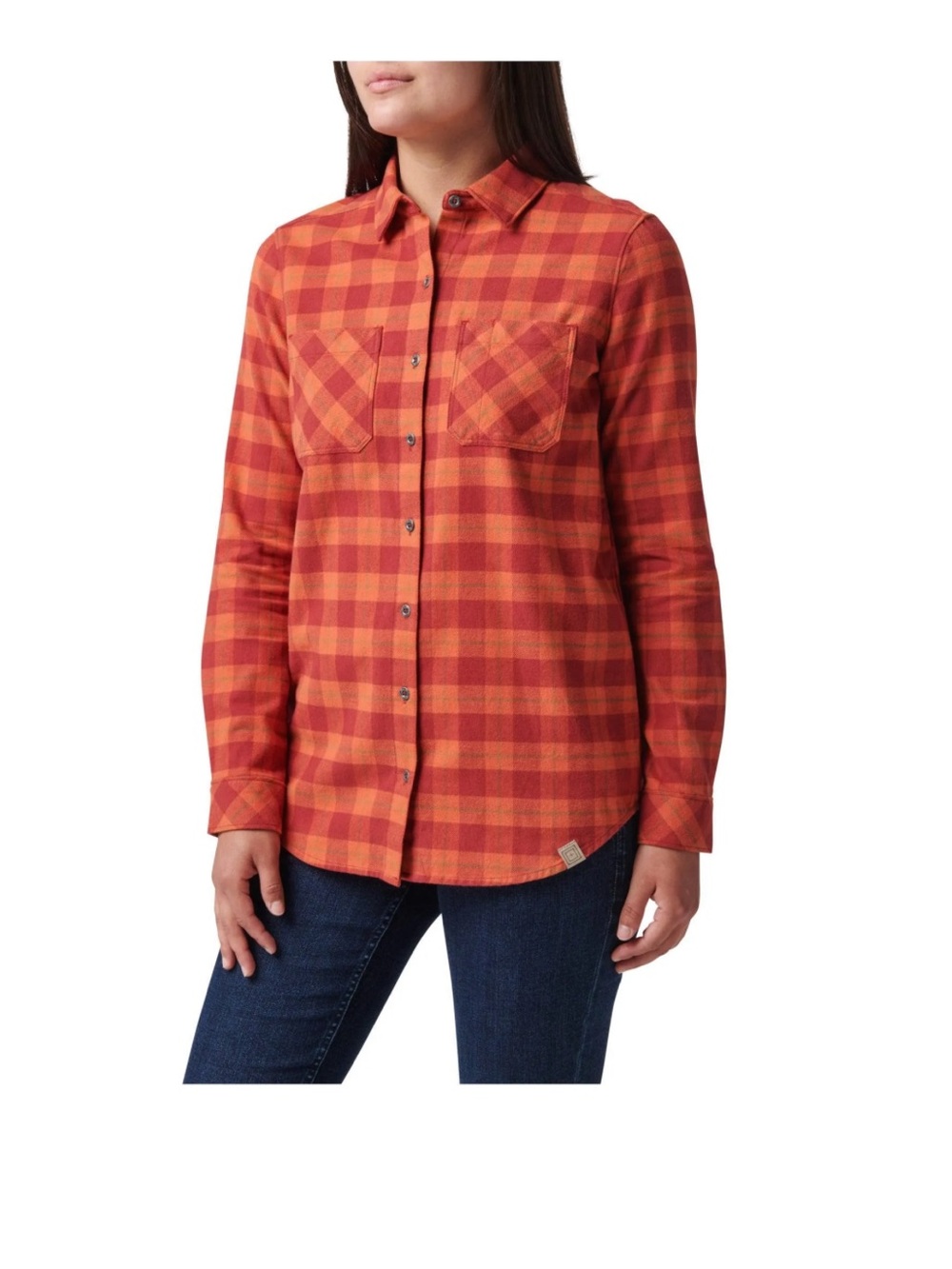 Women's 5.11 Plaid Button Down Flannel Shirt